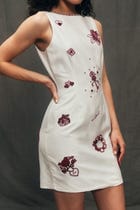 "Amour Sauvage" Hand Embroidered dress view 3