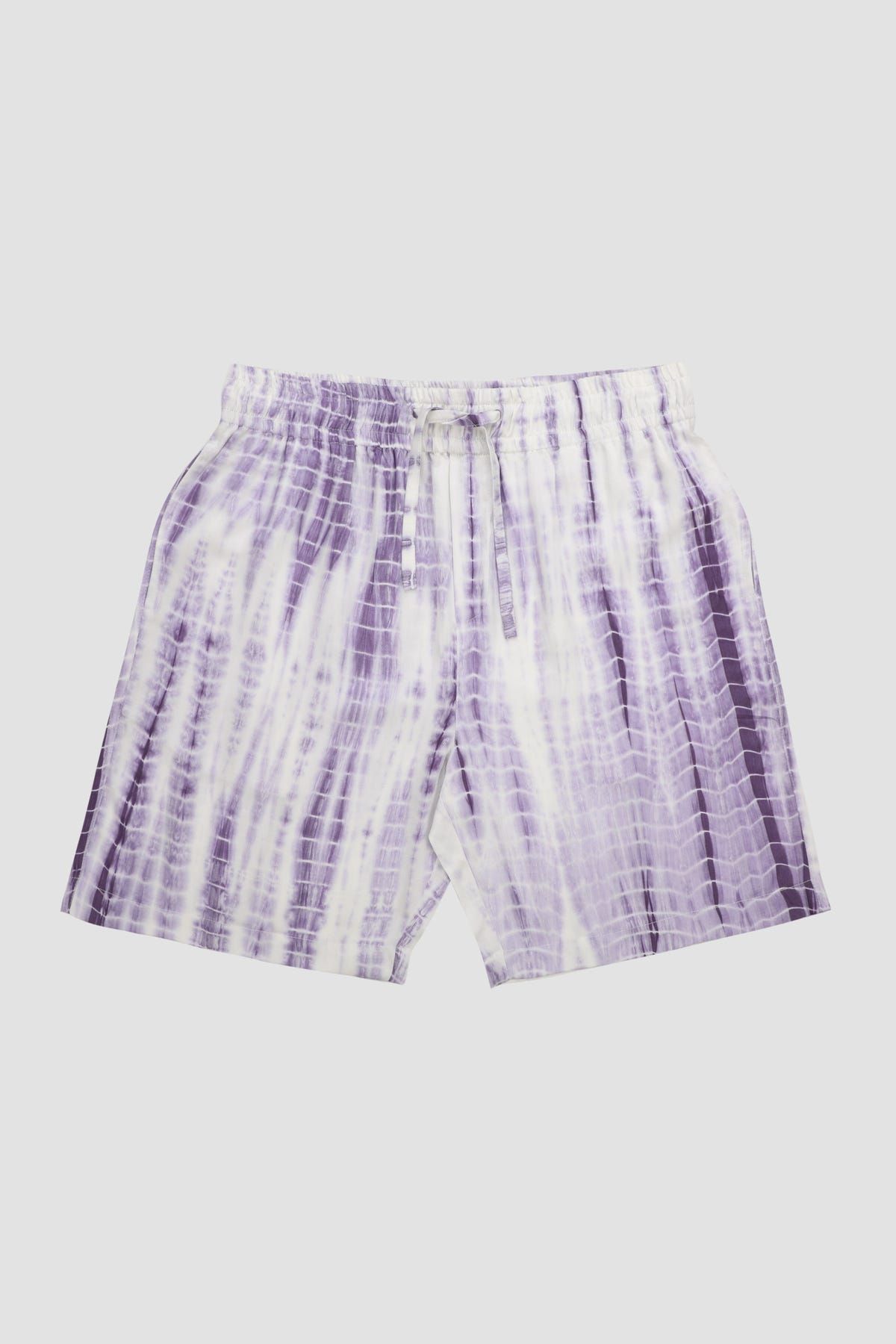 Lavender shibori shorts - image 1