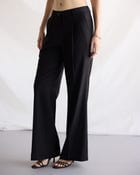 Black Flayered Pants view 2