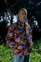 "Spring bloom" quilted jacket view 2