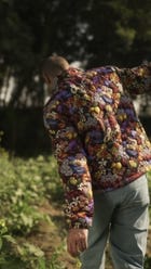 "Spring bloom" quilted jacket view 5