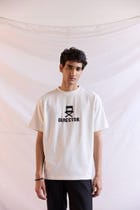 "Le Director" hand embroidered T-Shirt view 4
