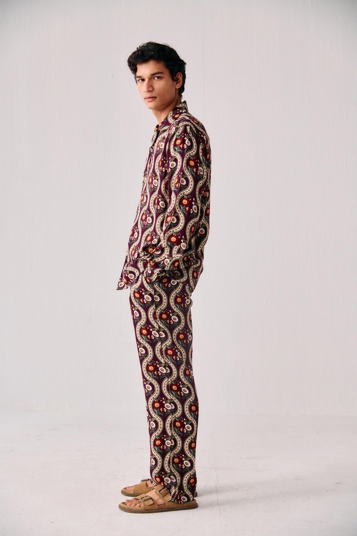 Wavy floral full sleeves shirt - image 3