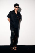 "Live jazz" hand embroidered Shirt view 3