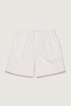 Hand embroidered kantha shorts view 1