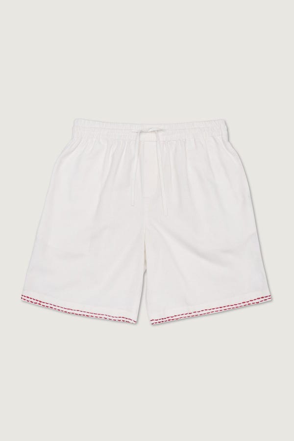 Perte D'ego — Hand embroidered kantha shorts