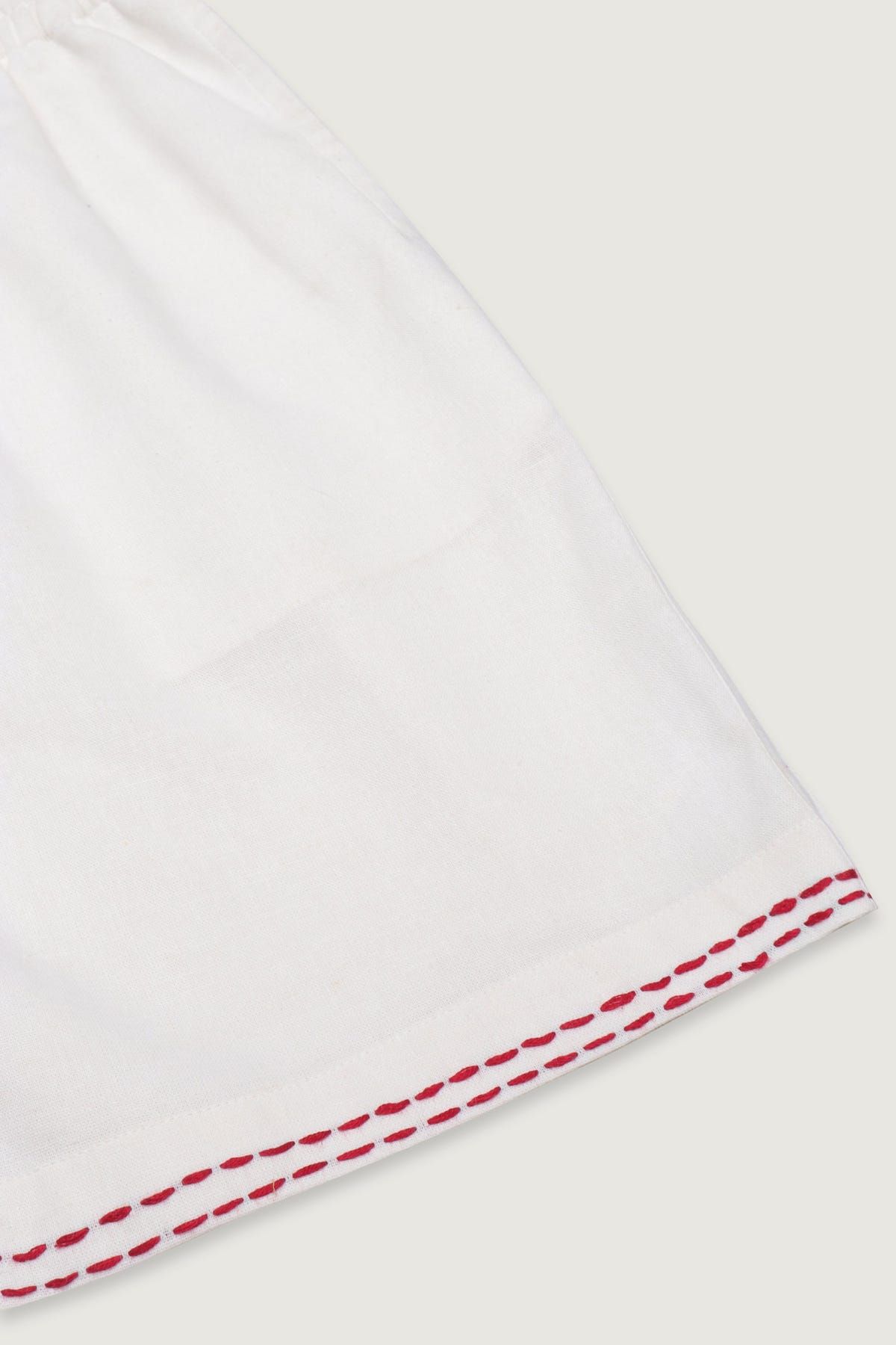 Hand embroidered kantha shorts - image 2
