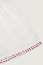 Hand embroidered kantha shorts view 2
