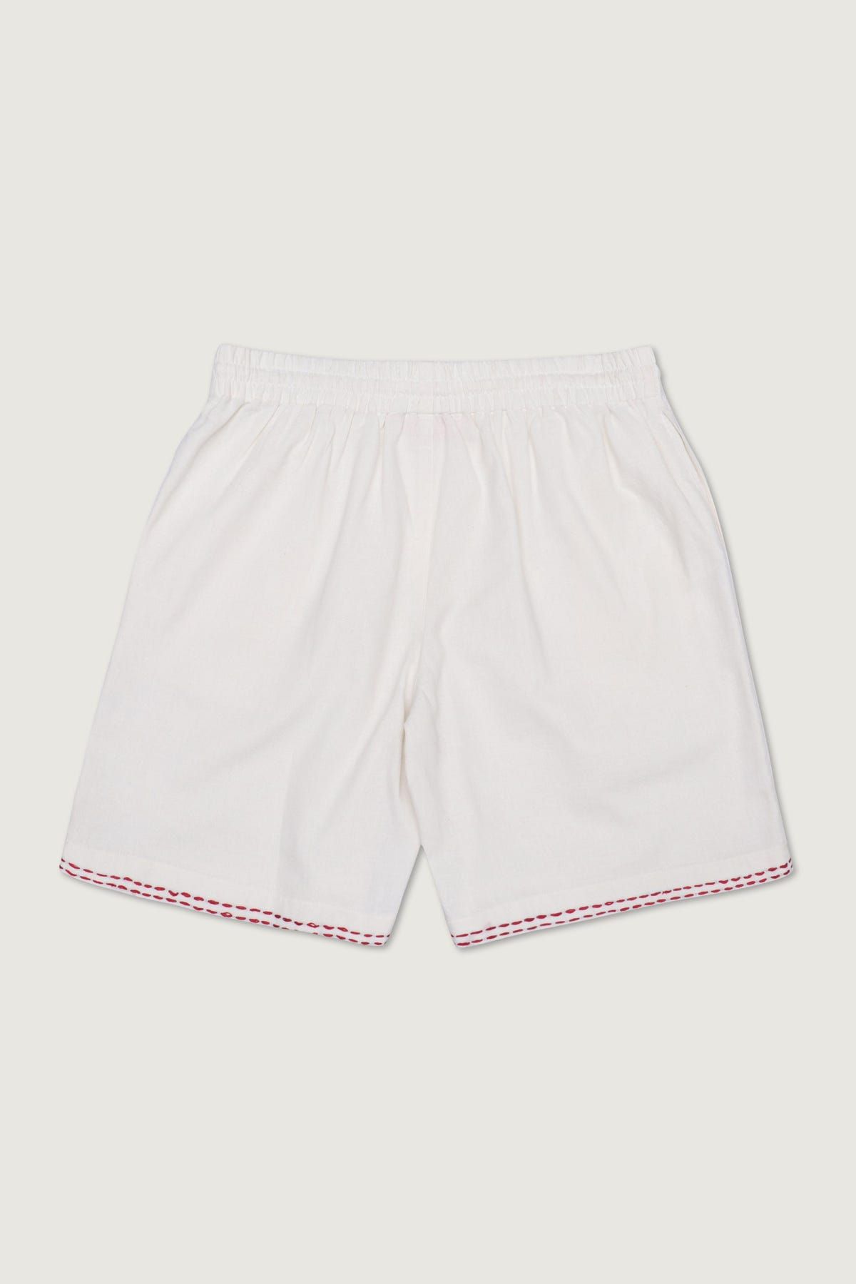 Hand embroidered kantha shorts - image 3