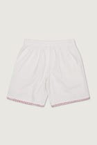 Hand embroidered kantha shorts view 3