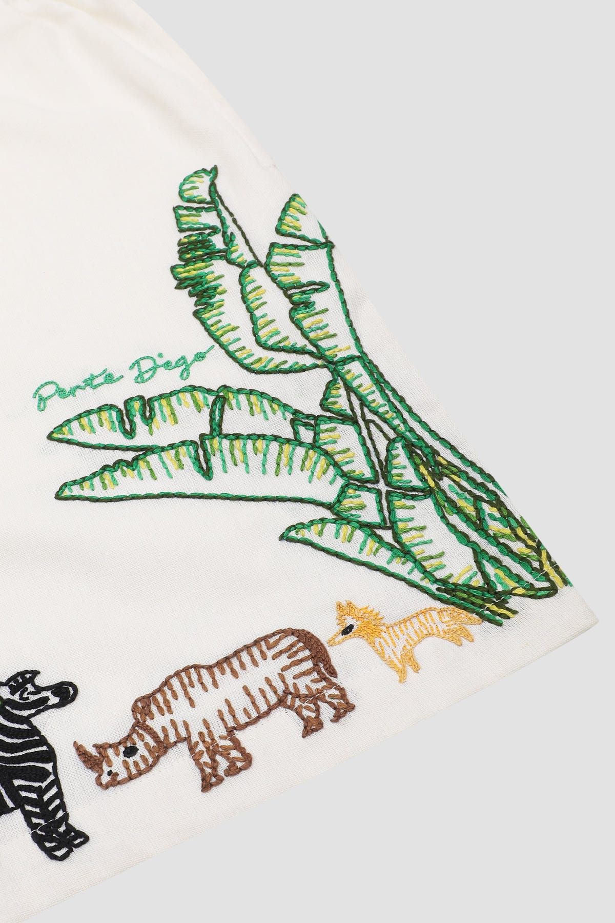 Safari embroidered shorts - image 2