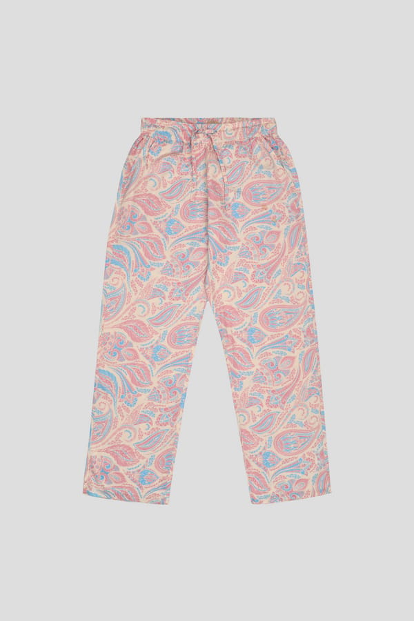 Perte D'ego — Bubblegum paisley lounge pants