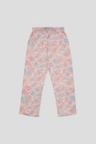 Bubblegum paisley lounge pants view 2