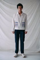 Wavy pockets Zip up Jacket view 2