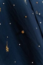 "Night sky" hand embroidered Shirt view 3