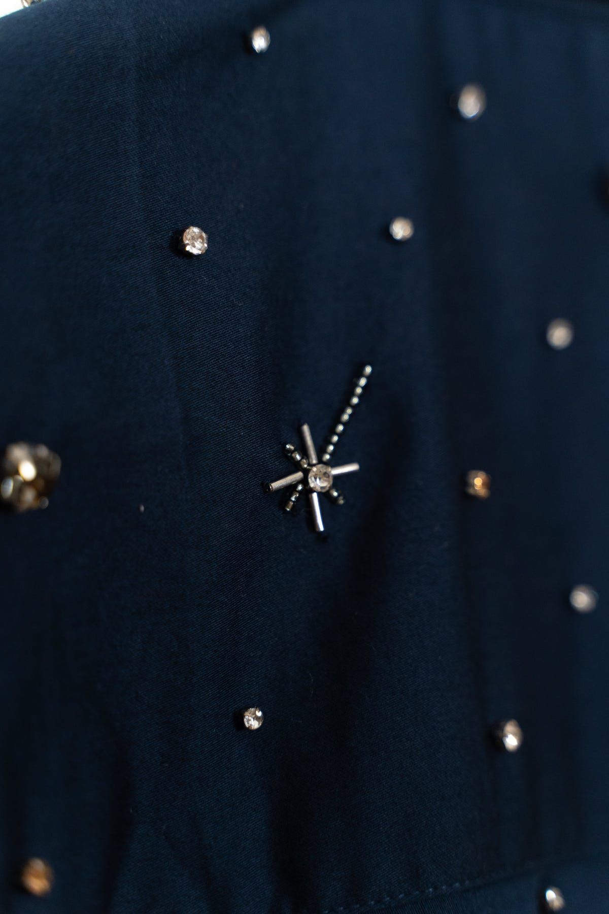 "Night sky" hand embroidered Shirt - image 5