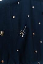 "Night sky" hand embroidered Shirt view 5
