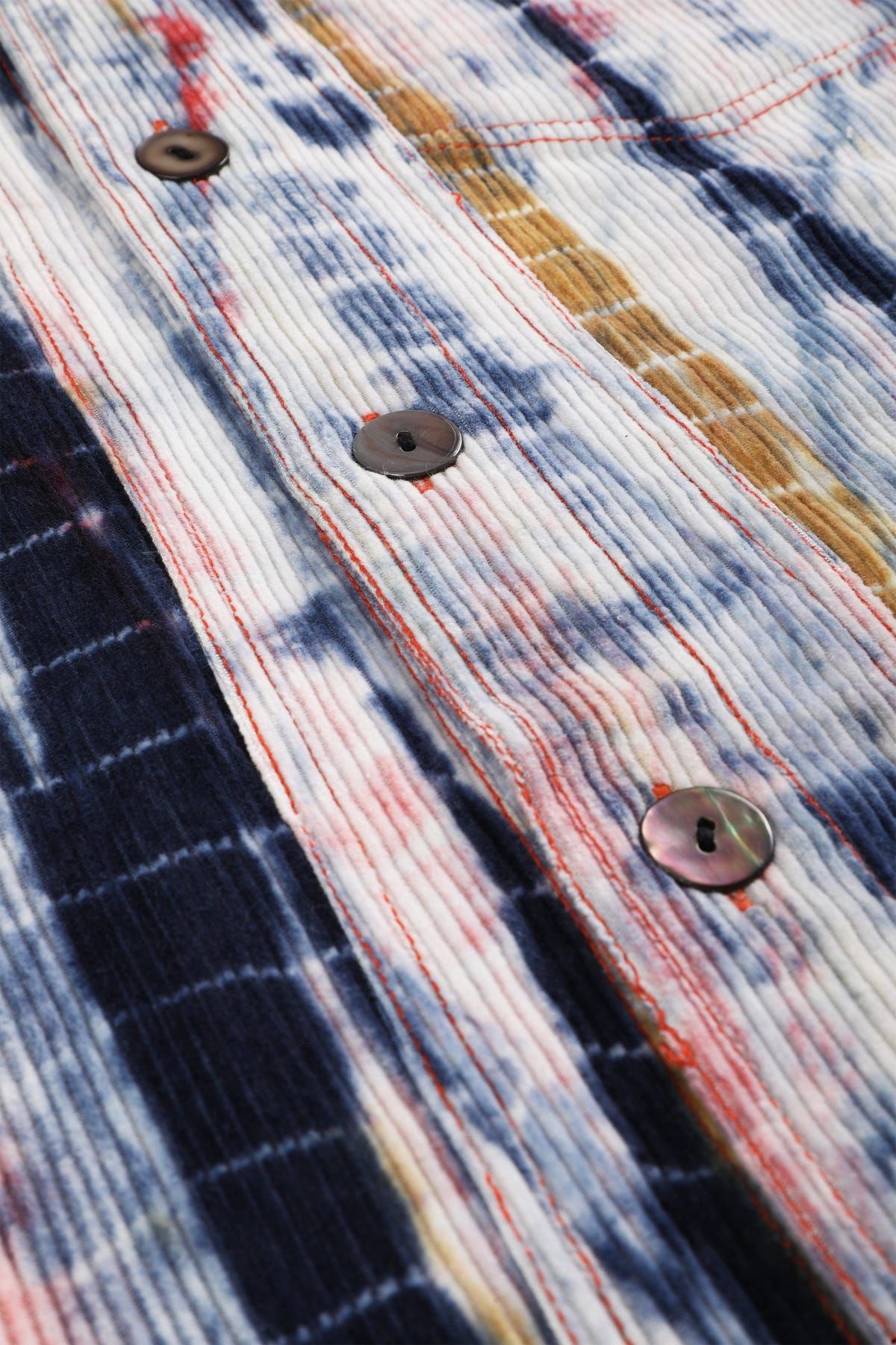 Multicolor shibori trucker jacket - image 5