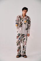 "Le lemon" lounge pants view 4