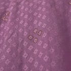 Purple embellished lace shirt view 3