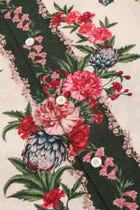 "Floral stripes" linen shirt view 2