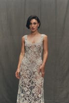 The Florentine Hand-Embroidered Gown view 3