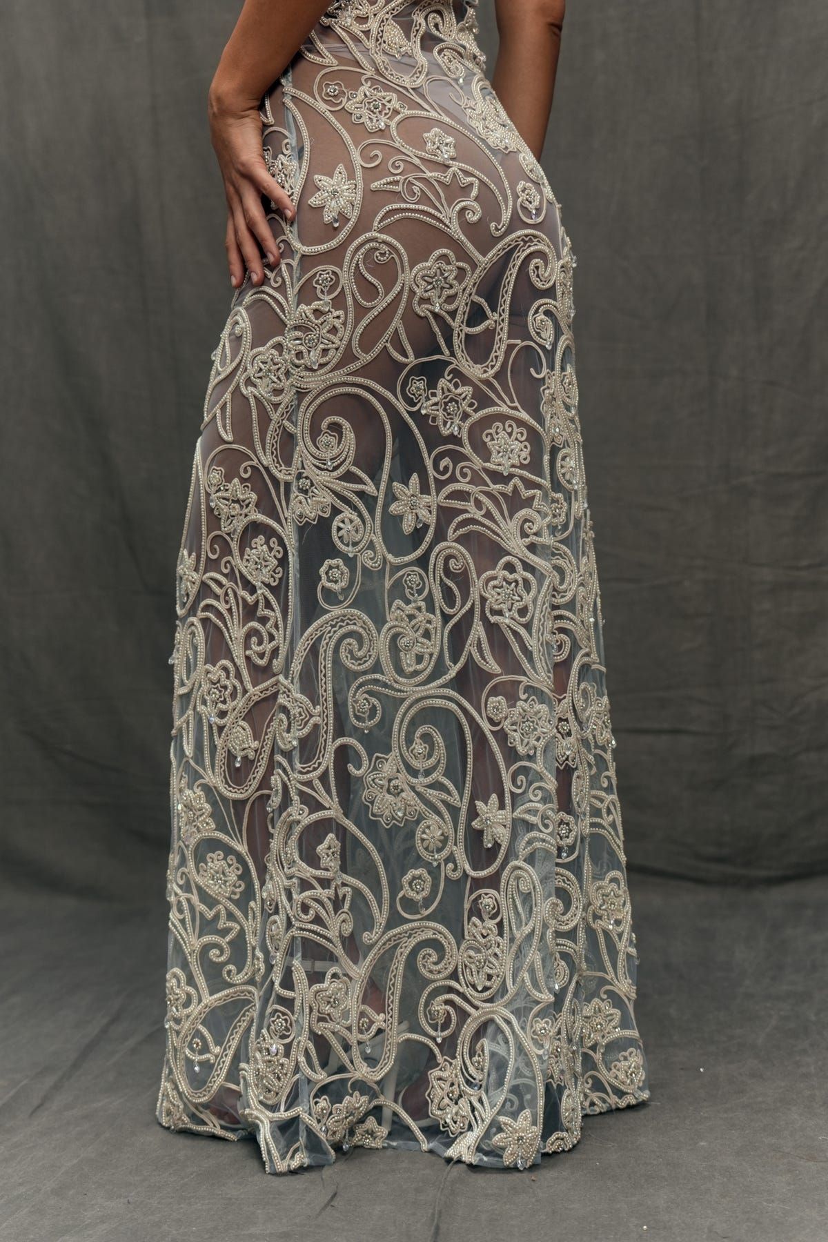 The Florentine Hand-Embroidered Gown - image 6