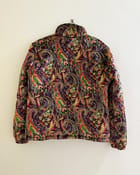 "Purple paisley" quilted jacket view 3