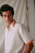 Marigold embroidered shirt view 3