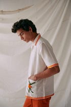 Marigold embroidered shirt view 6
