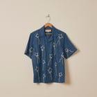 Hand embroidered stars denim shirt view 1