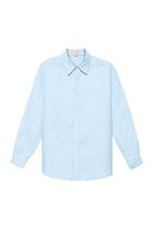 Baby Blue full sleeve linen shirt view 2