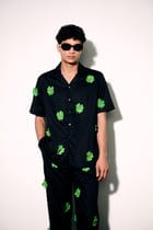"Good luck" appliqué shirt view 1