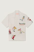 "Malibu sunsets” hand embroidered shirt view 5