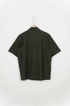 Olive embellished lace shirt view 4