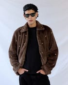 Winter Noir Faux-Fur jacket view 4