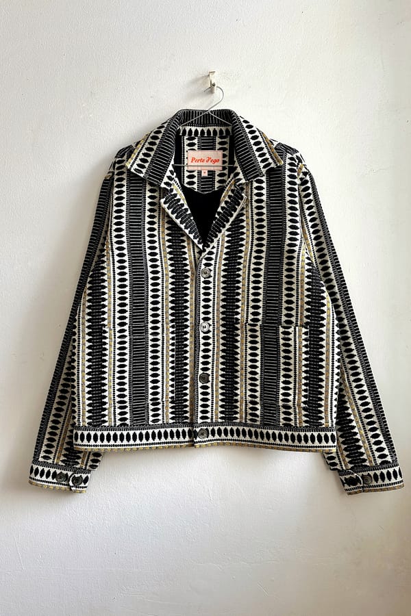 Perte D'ego — "Le Vintage" jacquard jacket