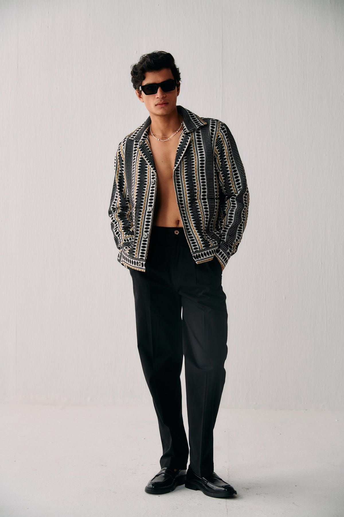 "Le Vintage" jacquard jacket - image 3