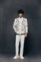 Moroccan hand embellished blazer view 3