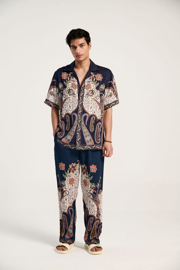 Perte D'ego — Midnight paisley lounge pants