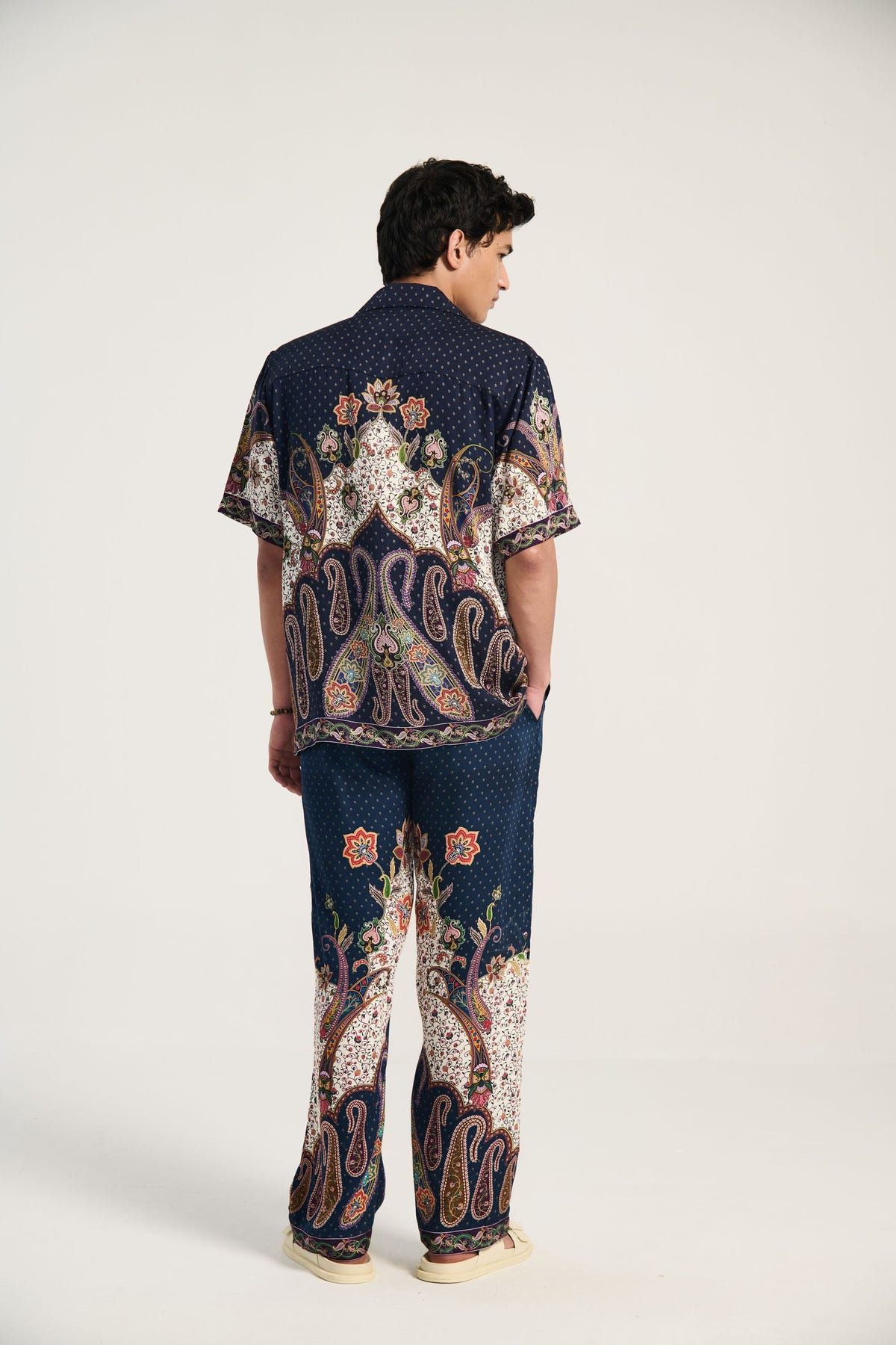 Midnight paisley lounge pants - image 3