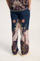 Midnight paisley lounge pants view 4