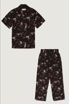 Floral printed resort set view 1