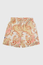 Royal paisley shorts view 1