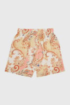 Royal paisley shorts view 2