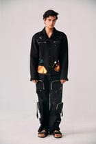 Campfire hand embroidered overshirt view 1