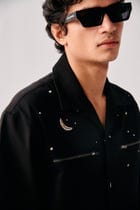 Campfire hand embroidered overshirt view 4