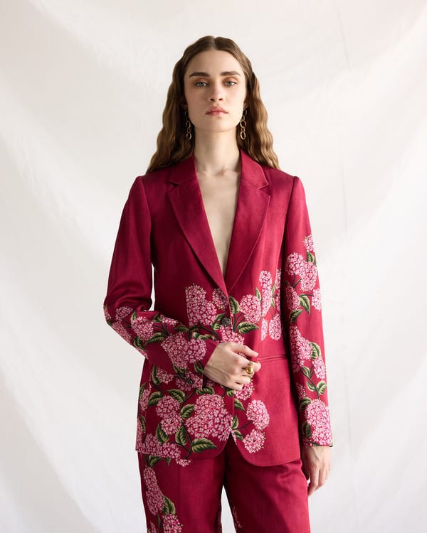 Perte D'ego — Floral Printed Blazer