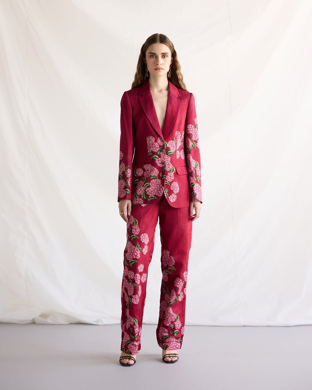 Floral Printed Blazer - image 4