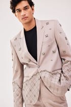 "Le Monte Carlo" hand embroidered blazer view 1